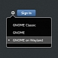 GNOME Display Manager 3.12 Greeter to Show GNOME on Wayland Option
