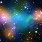 Galaxy Cluster Reveals Mysterious Dark Matter Core