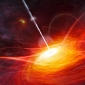 Galaxy Collision Ignites New Quasar