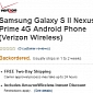 Galaxy Nexus Shows Up at Amazon as “Samsung Galaxy S II Nexus Prime 4G”