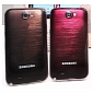 Galaxy Note II Goes Official in Amber Brown and Ruby Wine