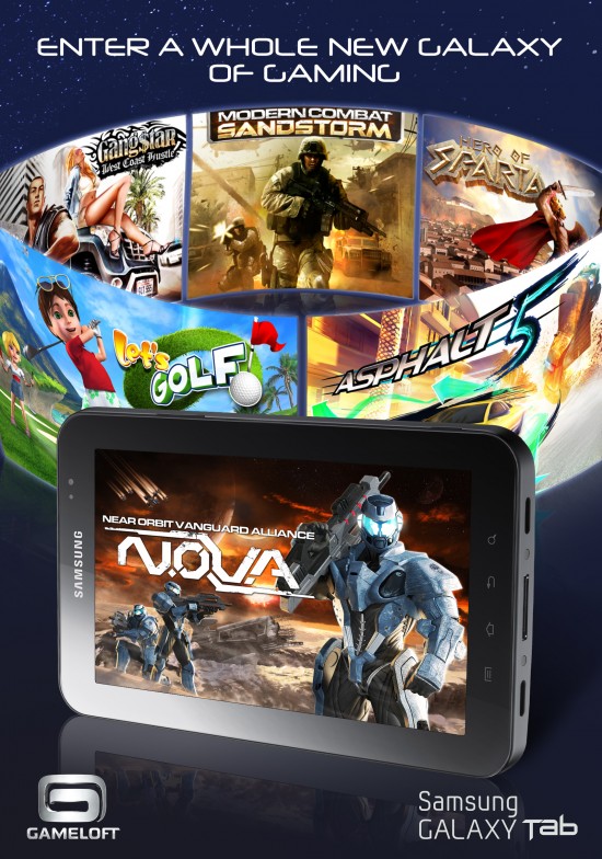 Gameloft e 7 jogos para o Samsung Galaxy Tab - Telefones Celulares