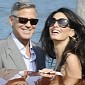 George Clooney, Amal Alamuddin Arrive in Venice, Italy, Ahead of Star-Studded Wedding