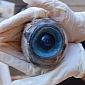 Giant, Bloody, Blue Eyeball from Unidentified Creature Found on Beach