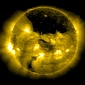 Giant Coronal Hole Takes Over Huge Portion of the Sun – Photo