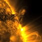 Gigantic Plasma Tornadoes Dance on the Sun – Video