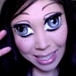 Girl Posts Anime Eyes Make-up Tutorial