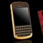 Gold BlackBerry Q10 Now Available at £1,597 ($2,474 / €1,884)