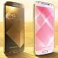 Gold Brown and Gold Pink Galaxy S4 Spotted in UAE