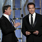 Golden Globes 2013: Sylvester Stallone, Arnold Schwarzenegger Team Up to Present