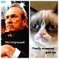 Golden Globes 2013: Tommy Lee Jones Is Grumpy the Cat