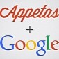 Google Buys Restaurant Site Builder Appetas, Shuts It Down