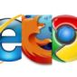 Google Chrome vs. IE vs. Firefox - Market Share Smackdown