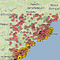 Google Crisis Map for Cyclone Phailin in India