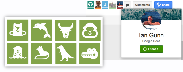 Google Docs Adds Profile Pictures, Cute Avatars and One-Click Chat