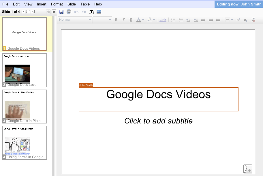presentation templates for google docs