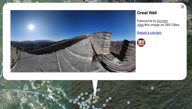 google earth adds panoramic photos from