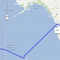 Google Maps Has You Sailing and Jet Skying Across the Pacific to Get to Europe