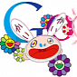Google Marks the Start of Summer with a Couple of Takashi Murakami Doodles (Pics)