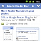 Google Reader Updated for Ice Cream Sandwich