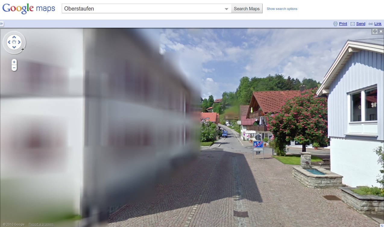 Google live street view