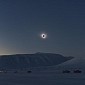 Gorgeous Photo Shows This Year's Solar Eclipse Over the Arctic