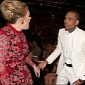 Grammys 2013: Adele Denies Yelling at Chris Brown