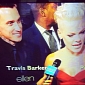 Grammys 2014: Ellen DeGeneres Confuses Pink’s Husband with Travis Barker – Photo