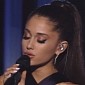 Grammys 2015: Ariana Grande Gets Teary-Eyed on “Just a Little Bit of Your Heart” - Video