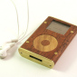 Green All The Way with Wooden iPod Case