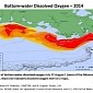 Gulf of Mexico's Dead Zone Covers 5,052 Square Miles (13,084 Square Kilometers)