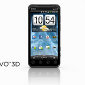 HTC EVO 3D and Evo View 4G on Sprint's Website