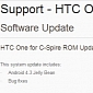 HTC One Receiving Android 4.3 Update at C Spire Wireless