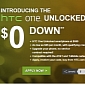 HTC One Unlocked Can Be Yours at $0 Upfront