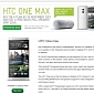 HTC One max Now on Pre-Order at Telstra, Arrives on November 26