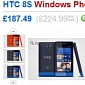 HTC Windows Phone 8S Arrives in the UK, Priced at £225/€275/$360