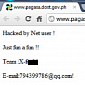 Hackers Have Fun by Defacing Philippines Government Site PAGASA