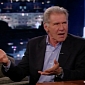 Harrison Ford Avoids “Star Wars” Questions, Storms Out on Jimmy Kimmel – Video