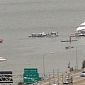 Helicopter Lands in Hudson River, 5 Rescued [AP]