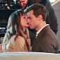 Here Is Anastasia Steele and Christian Grey’s First Kiss – Photo