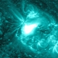 Highly Active Region on the Sun Spews Out Solar Flares