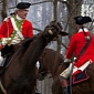 Horse Dons Large Grin, Photobombs Revolutionary War Reenactment Shot