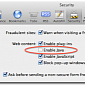 How to Disable the Java Web Plug-In in Safari