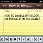 How to Enable Caps Lock on iPhone, iPad