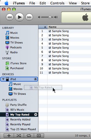 how to add playlist to ipod in swinsian