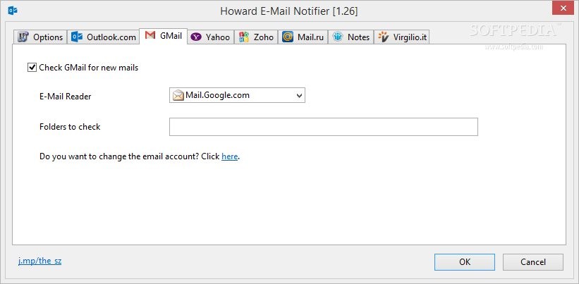 instaling Howard Email Notifier 2.03