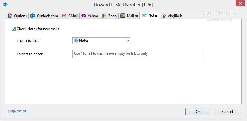 Howard Email Notifier 2.03 instaling