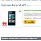 Huawei Ascend W1 Now on Pre-Order in Spain via Expansys