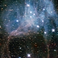 Hubble Celebrates Anniversary with Image of Loose Star Cluster
