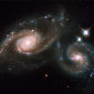 Hubble Images Colliding Galaxies